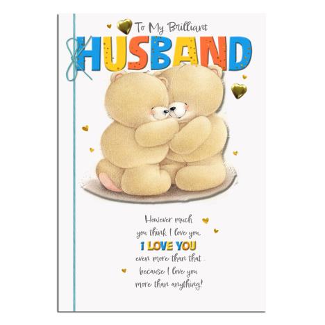 Brilliant Husband Forever Friends Birthday Card
